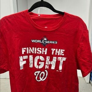 Washington Nationals Red World Series 2019 T-Shirt